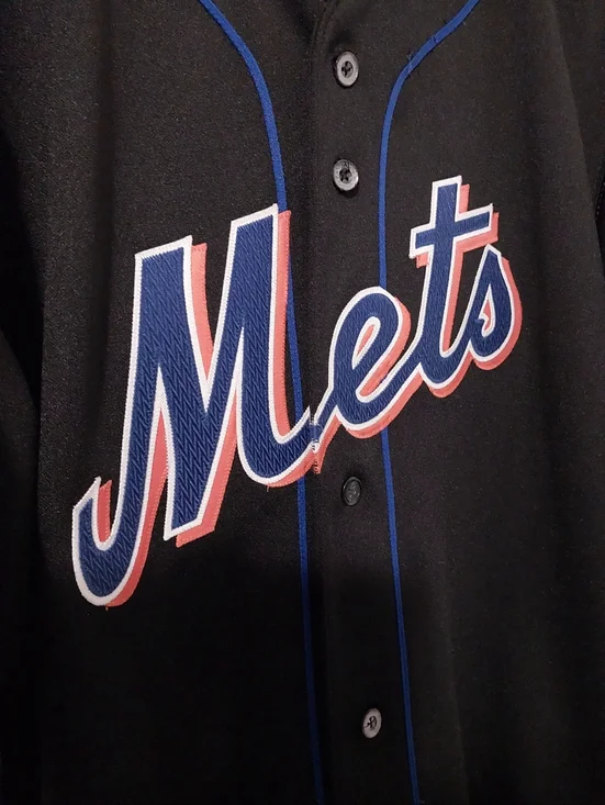 Rawlings Ny Mets Black Alternate 2000 World Series Patch Authentic Size 44 - Picture 8 of 9